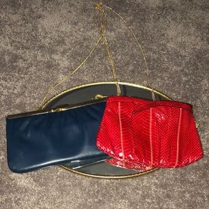 2 VNTG Leather Shoulder/Clutch
